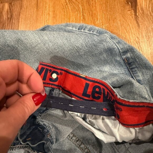 Levi’s Boys 511 Slim Flex Adjust. Waist Stretch Straight Jeans (Size: 16) EUC - Picture 12 of 16